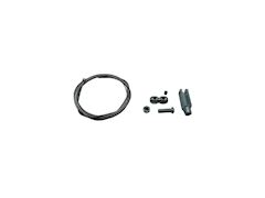 Security brake cable complete with clips