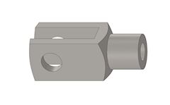 Fork short for brake rod 6mm