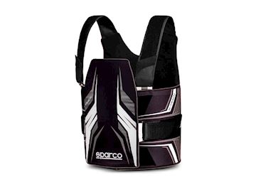 Sparco rib protector K-Track 8870 zwart/wit