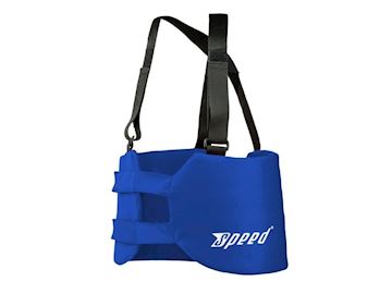 Speed Jena ribvest blauw