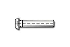 Convex head bolt 8x35